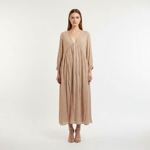 Sundress Chicago Roma Cafe Au Lait V-Neck Maxi Dress XS/S